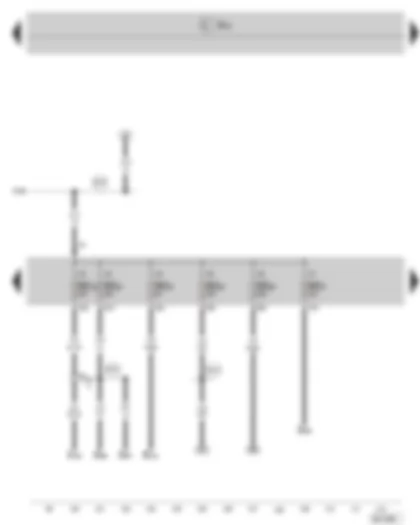 Wiring Diagram  SKODA SUPERB II 2011 - Fuse holder C in the dash panel