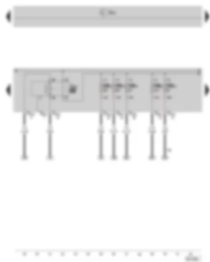 Wiring Diagram  SKODA SUPERB II 2013 - Diesel direct injection system relay - fuse holder B on the E box