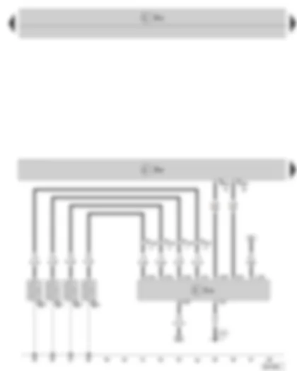 Wiring Diagram  SKODA SUPERB II 2014 - Engine control unit - automatic glow period control unit - glow plugs