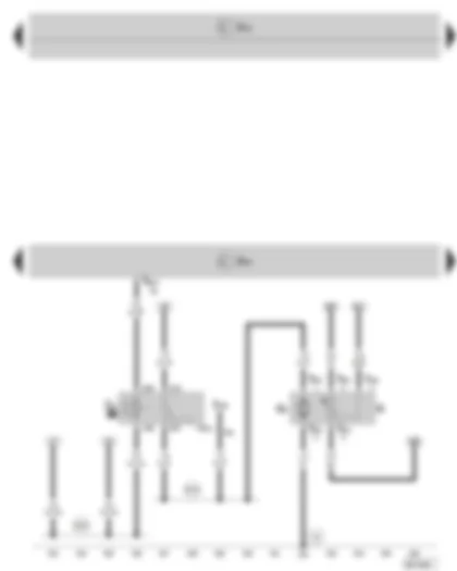 Wiring Diagram  SKODA SUPERB II 2012 - Engine control unit - fuel gauge sender - fuel pump - fuel pump for predelivery - fuel pump relay