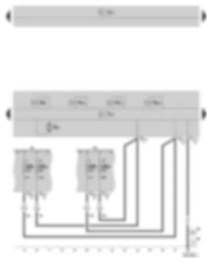 Wiring Diagram  SKODA SUPERB II 2013 - ABS control unit - fuse holder B on the E box