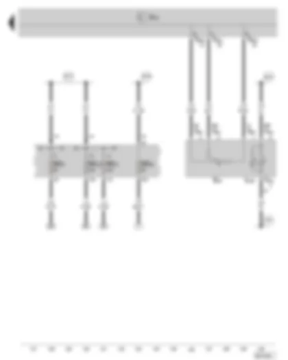 Wiring Diagram  SKODA SUPERB II 2015 - Switch and instrument lighting rheostat - fuse holder C in the dash panel