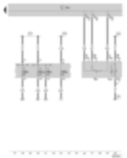 Wiring Diagram  SKODA SUPERB II 2012 - Switch and instrument lighting rheostat - fuse holder C in the dash panel