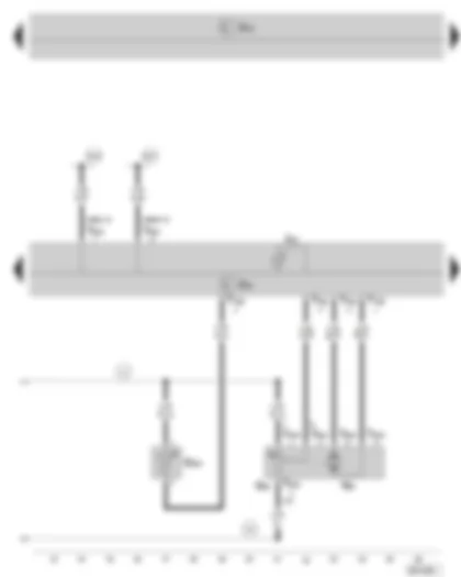 Wiring Diagram  SKODA SUPERB II 2015 - Air conditioning system control unit - temperature flap control motor - evaporator vent temperature sender