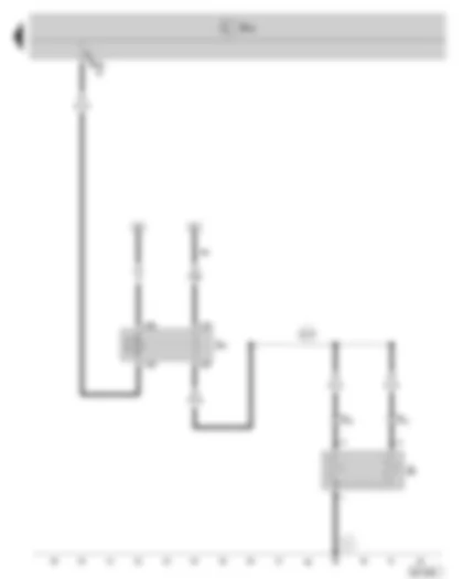 Wiring Diagram  SKODA SUPERB II 2012 - Heated windscreen relay - heated windscreen