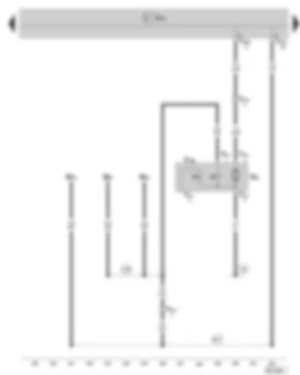 Wiring Diagram  SKODA SUPERB II 2013 - Rear lid lock unit - (without electrically operated rear lid)