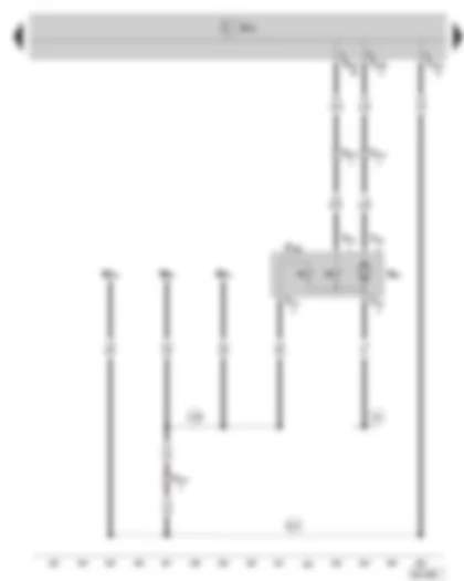 Wiring Diagram  SKODA SUPERB II 2012 - Rear lid lock unit - (with electrically operated rear lid)