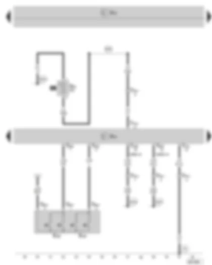 Wiring Diagram  SKODA SUPERB II 2014 - Driver seat adjustment control unit - height adjustment lumbar support button - longitudinal adjustment lumbar support button - driver seat adjustment thermal fuse 1