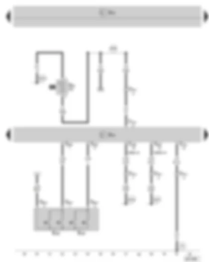 Wiring Diagram  SKODA SUPERB II 2011 - Driver seat adjustment control unit - height adjustment lumbar support button - longitudinal adjustment lumbar support button - driver seat adjustment thermal fuse 1