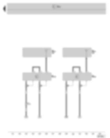 Wiring Diagram  SKODA SUPERB II 2011 - Side window aerial - left aerial module - right aerial module - (valid for Combi)