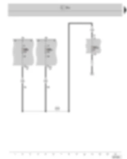 Wiring Diagram  SKODA SUPERB II 2015 - Fuse holder B on the E box - fuse holder C in the dash panel