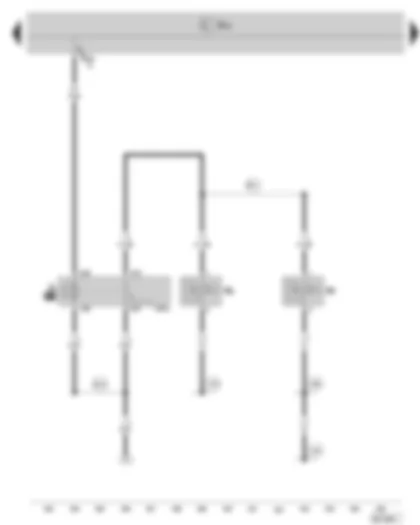 Wiring Diagram  SKODA SUPERB II 2014 - High tone horn - low tone horn - dual tone horn relay