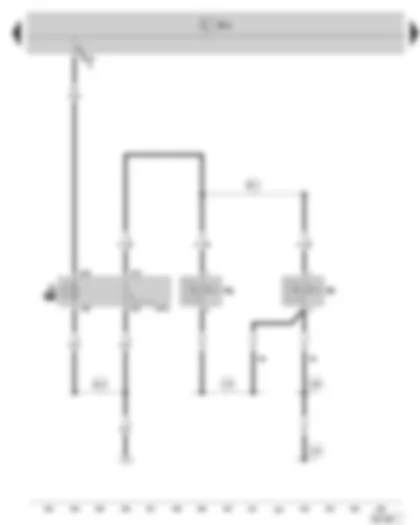 Wiring Diagram  SKODA SUPERB II 2012 - High tone horn - low tone horn - dual tone horn relay