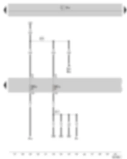 Wiring Diagram  SKODA SUPERB II 2012 - Fuse holder C in the dash panel