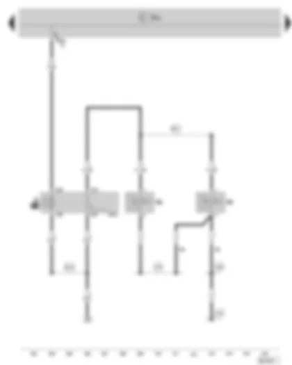 Wiring Diagram  SKODA SUPERB II 2014 - High tone horn - low tone horn - dual tone horn relay