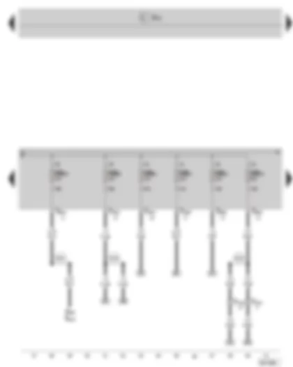 Wiring Diagram  SKODA SUPERB II 2013 - Fuse holder B on the E box