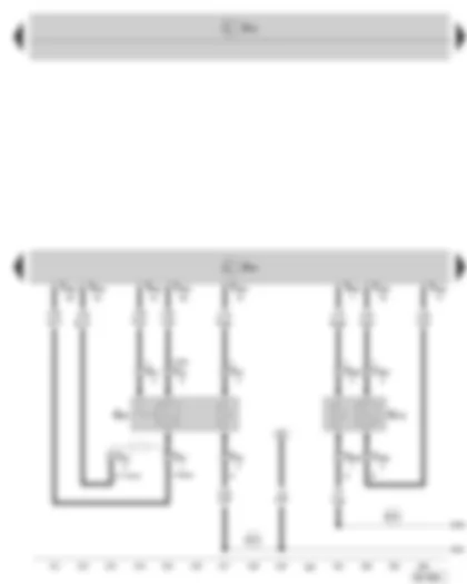 Wiring Diagram  SKODA SUPERB II 2012 - Engine control unit - Lambda probe - Lambda probe after catalytic converter