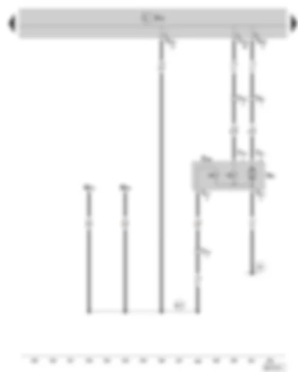 Wiring Diagram  SKODA SUPERB II 2013 - Rear lid lock unit