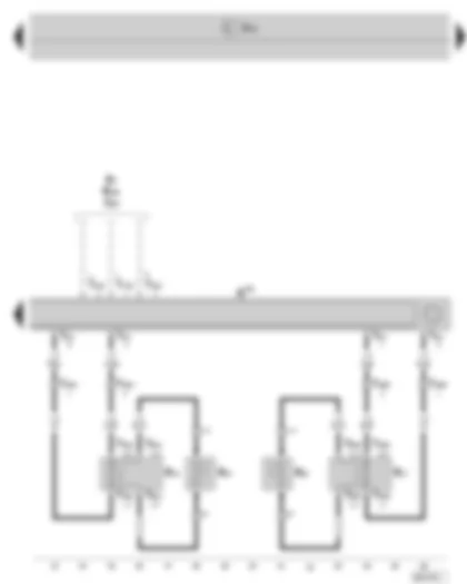 Wiring Diagram  SKODA SUPERB II 2014 - Radio - rear loudspeaker