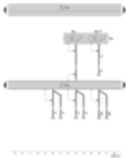 Wiring Diagram  SKODA SUPERB II 2013 - Control unit with display for radio and navigation system - roof aerial