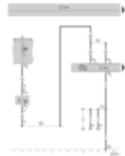 Wiring Diagram  SKODA SUPERB II 2014 - Control unit with display for radio and navigation system - fuse holder B on the E box
