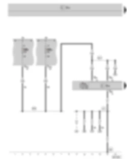 Wiring Diagram  SKODA SUPERB II 2015 - Control unit with display for radio and navigation system - fuse holder B on the E box