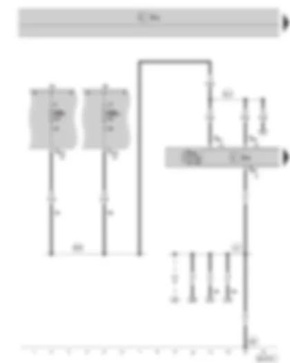 Wiring Diagram  SKODA SUPERB II 2013 - Control unit with display for radio and navigation system - fuse holder B on the E box