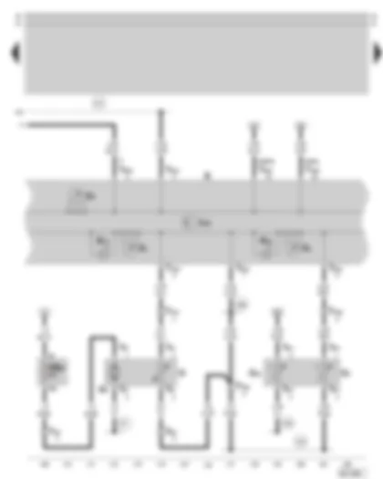 Wiring Diagram  SKODA SUPERB 2003 - Dash panel insert - warning lamps - fuel gauge - coolant temperature gauge - rev. counter - fuel gauge sender - fuel pump - coolant temperature gauge sender - coolant temperature sender - fuse holder