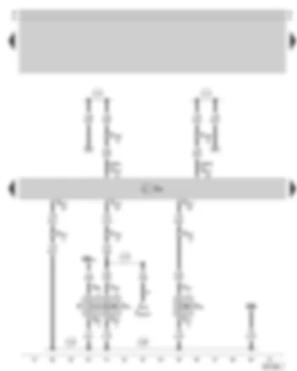 Wiring Diagram  SKODA SUPERB 2002 - Simos control unit - brake pedal switch - clutch pedal switch