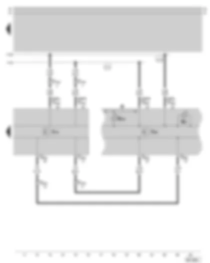 Wiring Diagram  SKODA SUPERB 2005 - ABS control unit with EDL and TCS/ESP - dash panel insert