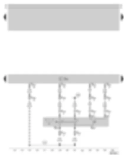 Wiring Diagram  SKODA SUPERB 2003 - Motronic control unit - CCS switch