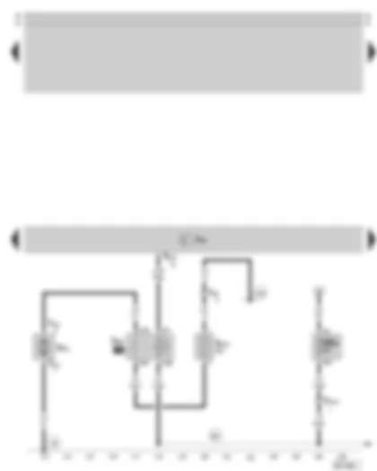 Wiring Diagram  SKODA SUPERB 2002 - Simos control unit - secondary air pump relay - secondary air pump motor - fuse holder