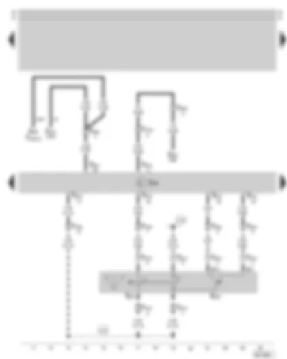 Wiring Diagram  SKODA SUPERB 2002 - Diesel direct injection system control unit - CCS switch