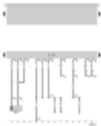 Wiring Diagram  SKODA SUPERB 2002 - Automatic gearbox control unit - gearbox output speed sender