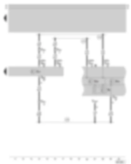 Wiring Diagram  SKODA SUPERB 2002 - Automatic gearbox control unit - dash panel insert