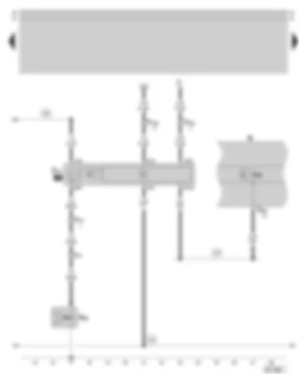 Wiring Diagram  SKODA SUPERB 2002 - Air conditioning system control unit - air conditioning system magnetic coupling - dash panel insert