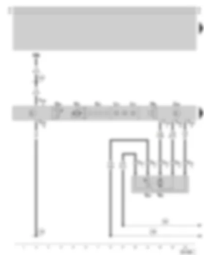 Wiring Diagram  SKODA SUPERB 2003 - Climatronic control unit - temperature flap control motor