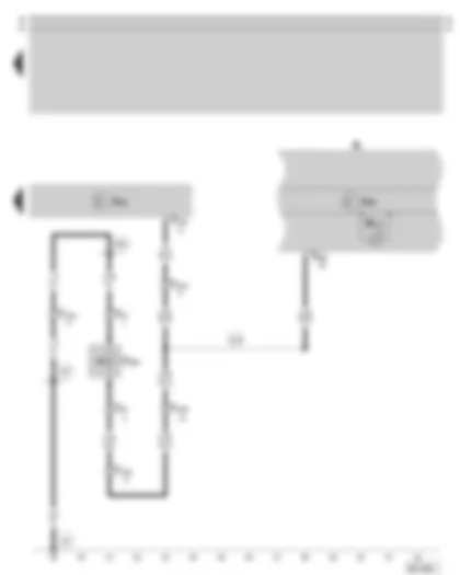 Wiring Diagram  SKODA SUPERB 2004 - Convenience electric central control unit - bonnet contact switch - dash panel insert