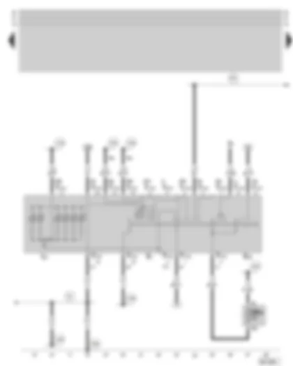 Wiring Diagram  SKODA SUPERB 2002 - Light switch - fuse holder