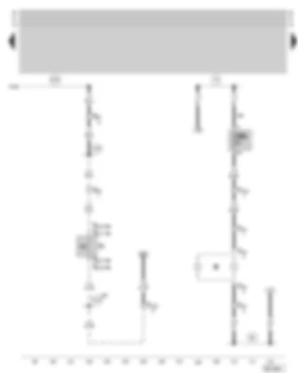 Wiring Diagram  SKODA SUPERB 2003 - Reversing light switch - number plate light - fuse holder