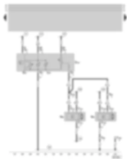 Wiring Diagram  SKODA SUPERB 2003 - Illumination regulator - switches and instruments - headlight range control adjuster - headlight range control motor - (not valid for vehicles with gas discharge lamps)