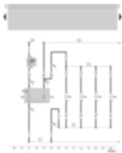 Wiring Diagram  SKODA SUPERB 2002 - Socket - cigarette lighter - dash panel vent illumination - fuse holder