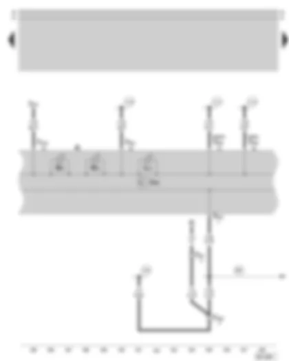 Wiring Diagram  SKODA SUPERB 2004 - Dash panel insert - warning lamps