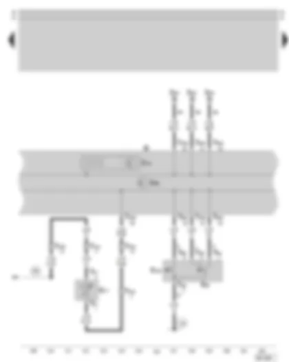 Wiring Diagram  SKODA SUPERB 2003 - Dash panel insert - multi-function display (MFD) - multi-function display call-up button - ambient temperature sensor