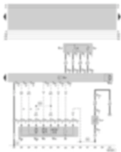 Wiring Diagram  SKODA SUPERB 2003 - Door control unit front passenger