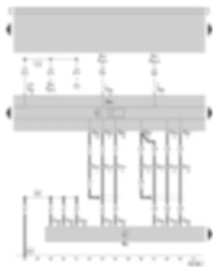 Wiring Diagram  SKODA SUPERB 2003 - Radio navigation system control unit - amplifier