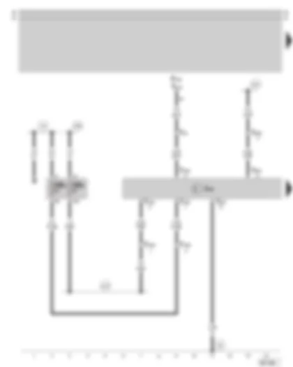 Wiring Diagram  SKODA SUPERB 2002 - Parking aid control unit - fuse holder