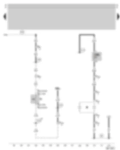 Wiring Diagram  SKODA SUPERB 2003 - Reversing light switch - number plate light - fuse holder