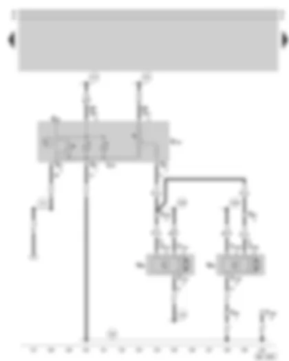 Wiring Diagram  SKODA SUPERB 2002 - Illumination regulator - switches and instruments - headlight range control adjuster - headlight range control motor