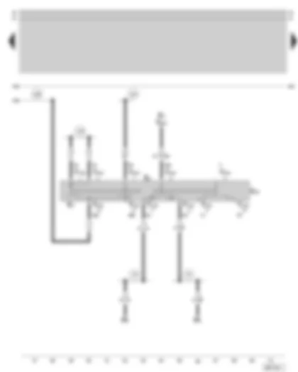 Wiring Diagram  SKODA SUPERB 2004 - Headlight dipper/flasher switch - turn signal switch - parking light switch